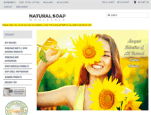 Tablet Screenshot of naturalsoapwholesale.com